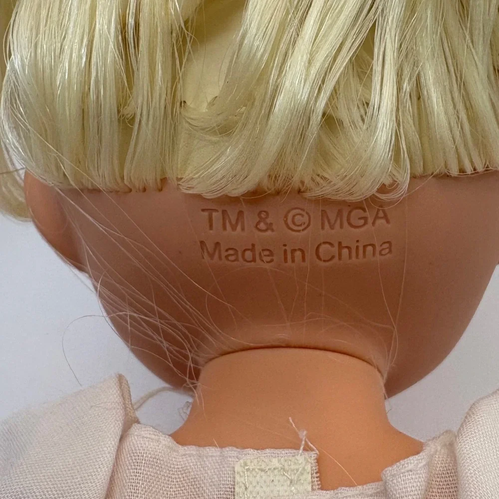 Vtg MGA Storytime Goldilocks Doll Pink Lace Dress Coquette Fairytale Kidcore